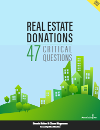 Real Estate Donations 47 Critical Questions