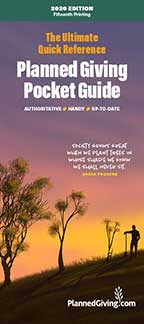 Ultimate Quick Reference Planned Giving Pocket Guide